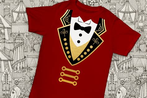Download Free Circus Ringmaster Coat and Tuxedo | SVG | PNG | DXF Commercial Use